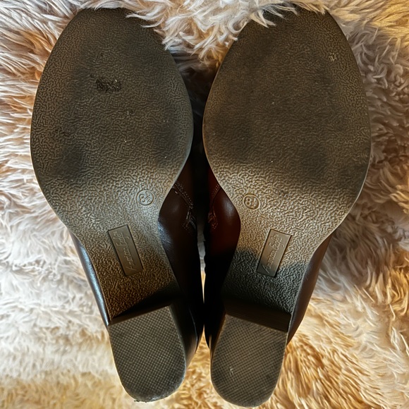 Caramel Heeled Boots - Picture 5 of 9